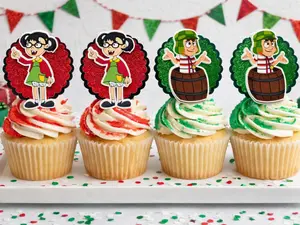 El Chavo y La Chilindrina Cupcake Topper