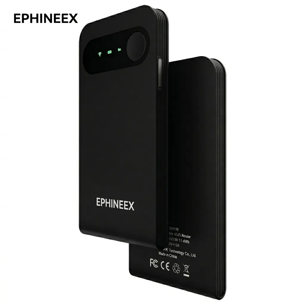 Portable mini WiFi Hotspot - High Speed 4G/5G LTE Mobile WiFi Router, No Contract Pay-As-You-Go, Travel Essential for International Trip/Home/Office, Connect Up to 9 Devices, Secure Personal Hotspot