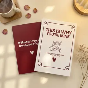 "This Is Why You're Mine" Couple Memory Book, Relationship Book & Romantic Love Journal, Keepsake Gift for Couples, Anniversary & Valentine's Day Gift for Him Her