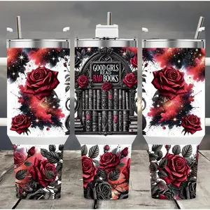 Good girls read bad books 40 oz tumbler 40oz Stainless Steel Tumbler, Gift for your Health