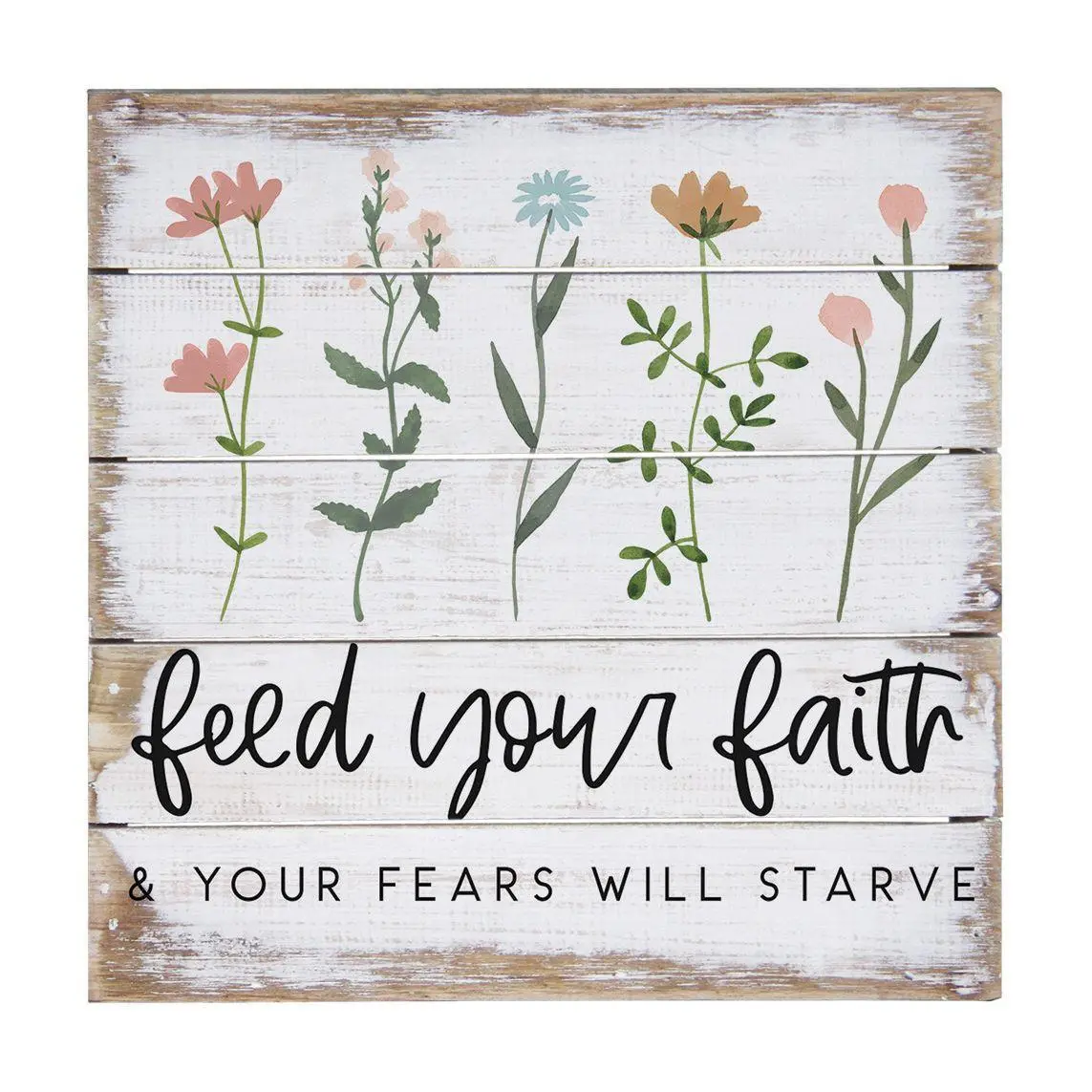 Sincere Surroundings 8" Feed Your Faith Pallet Petite
