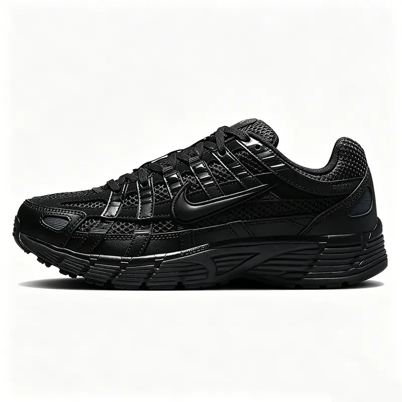 Nike P-6000 Premium 'Triple Black'  Men's Retro Running Shoes