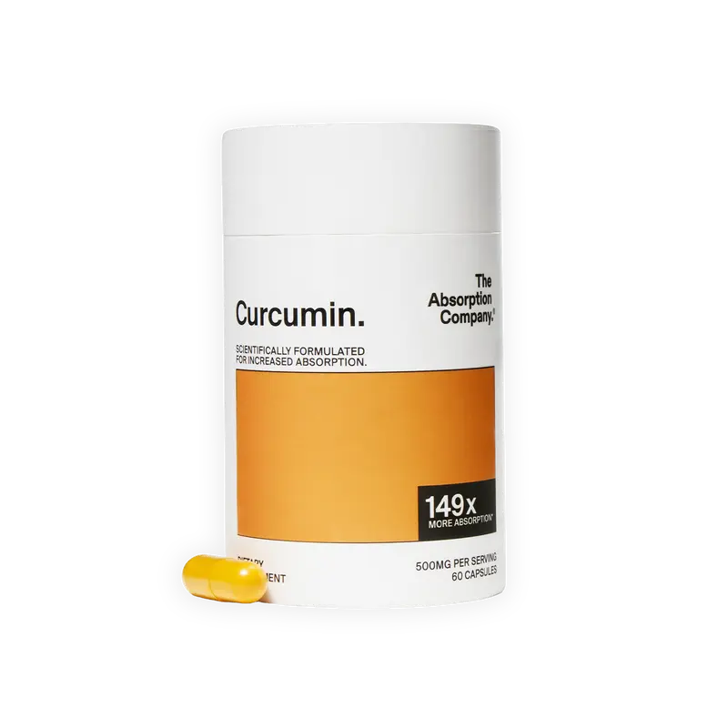 The Absorption Company Curcumin Daily Dietary Supplement, 149x Better Absorption for Joint, Inflammation & Recovery Support