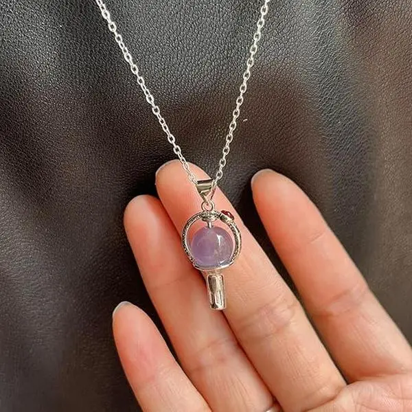 Army-bomb Necklace Inspired by K-pop Lightstick Electroplating Plated Jewelry with Pendant Charms for Pop Stars World Concert Gifts party favor gift