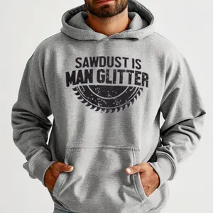 Sawdust Is Man Glitter Shirt, Funny Woodworker Carpenter Shirt for Men, Blue Collar Dad Gift 9