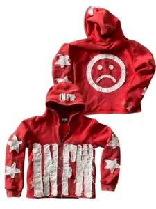 Women's Gothic Polyester Long-Sleeve Hoodie - Fashion Sweatshirt, Y2K Zip-Up Graphic Print Coat, Menswear-Matching Casual Streetwear Aesthetics Stylish
