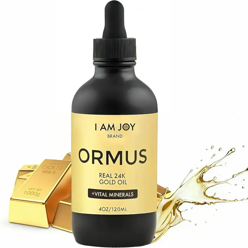 I Am Joy Monoatomic Ormus Gold Oil 4oz | Decalcify Pineal Gland, DNA Repair, Fast Manifestation Support | Rich Platinum & Iridium, Non-Chemical Solvent Extraction