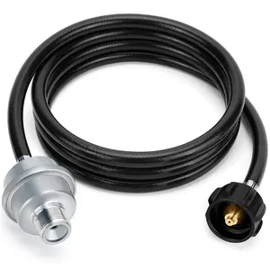 WADEO Propane Fuel Filter F273699 with 7FT Propane Adapter Hose Compatiable with Propane Heater Buddy, Propane Fuel Filter with Hose Connect 20-40 lb Propane Tanks, CSA Certified