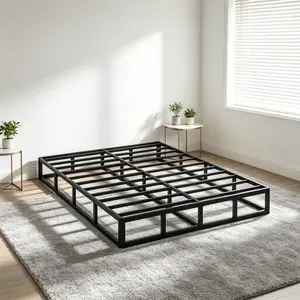 Edenza-Queen Box Spring 7 Inch, Heavy Duty Mattress BoxSpring Foundation, Sturdy Queen Box Springs for Bed with Fabric Cover Set, Easy Assembly, Noise Free fabric cover set