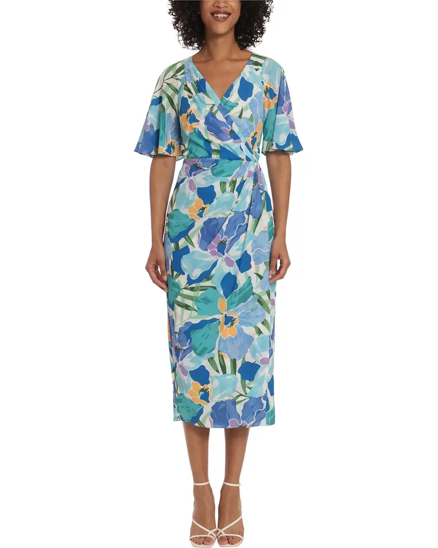 Maggy London Faux Wrap Dress