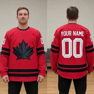 Custom 2026 Canada Hockey Jersey – Personalization Canada Hockey Jersey - Adult Sizes S–5XL, Team Canada hockey Jersey, Fan Hockey jersey