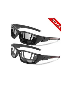 2 Pairs Cycling Sunglasses Full Frame Design, Outdoor Riding Sports Essential, Perfect Choice for Your Outdoors Activities, Biking Sunglasses