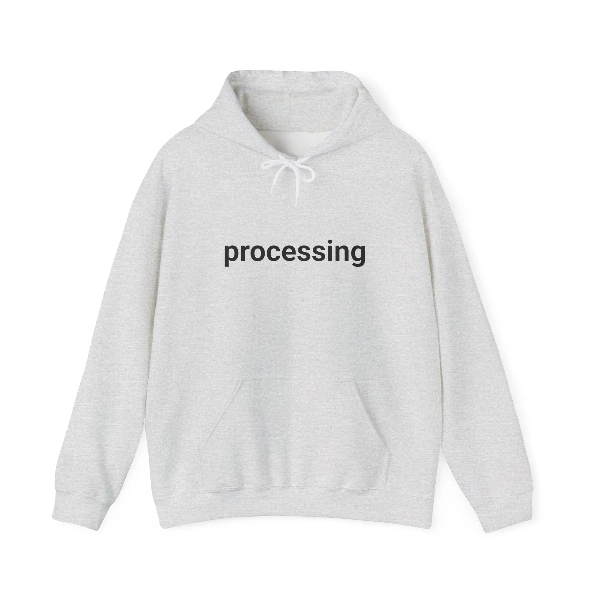 Processing  Moody Hoodie Unisex Hooded Sweatshirt, Cozy Gift for Mental Health Awareness, Stress Relief Apparel, Emotional Support