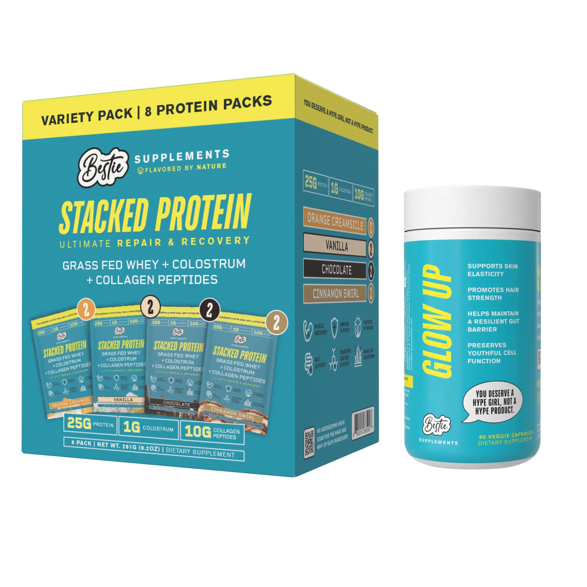 Stacked Protein + Glow Up