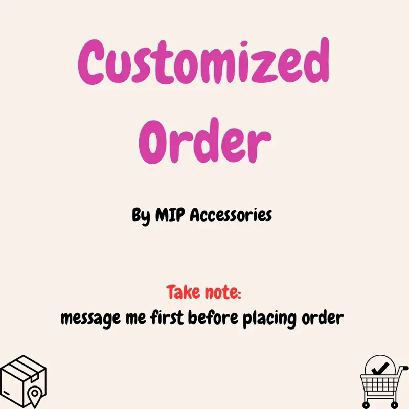 MIP Accessories Customized Order - Notepads & Sticky Notes Take note: Message first for Order Placement