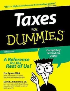 USED-Taxes For Dummies by Eric Tyson (Paperback)