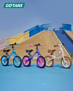 Gotrax KS12 Balance Bike for 2-5 Toddlers with LED Light, Adjustable Soft Seat & Handlebar, Flat-Free Tires, Lightweight & Easy Assembly for Boys & Girls Toys Fun