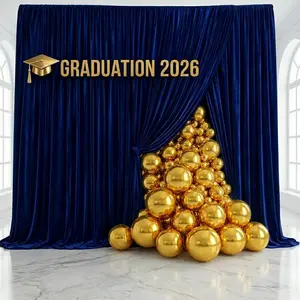 Luxury Graduation Draped Backdrop