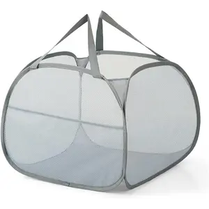 Laundry Hamper, Laundry Hamper, Laundry Basket, Laundry Bag, Laundry Box, Clothing, Clothing, Bag, Collapsible, Mesh,, Large Capacity, 22.8 gal (90 L), Lightweight, Saving,