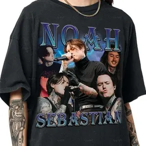 Noah Sebastian , Graphic , Bad Omens Love  2024 Shirt  Music Tour Gift For Fans Of Noah Shirt Casual Clothing