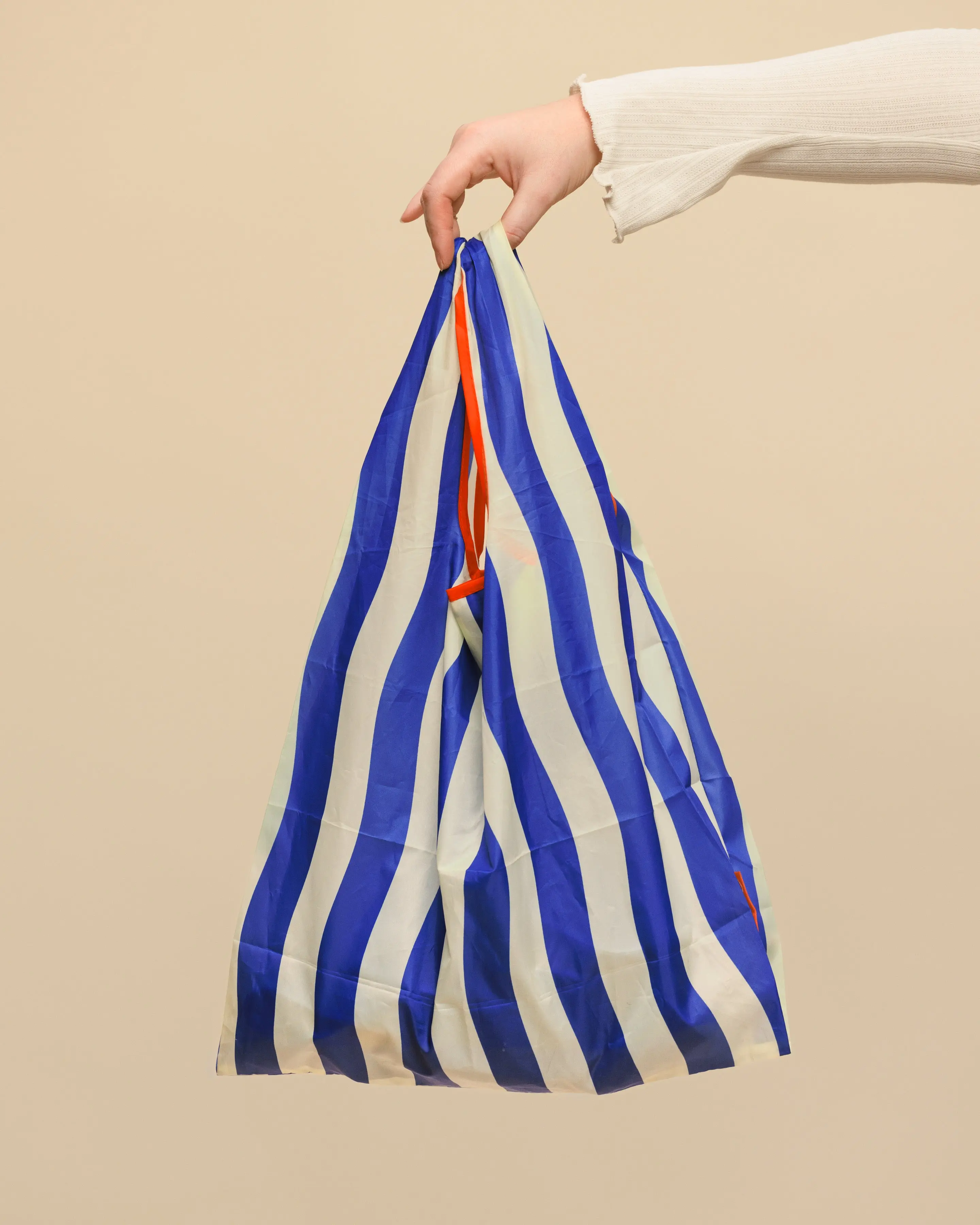Mediterranean Stripes Reusable Shopping Bag