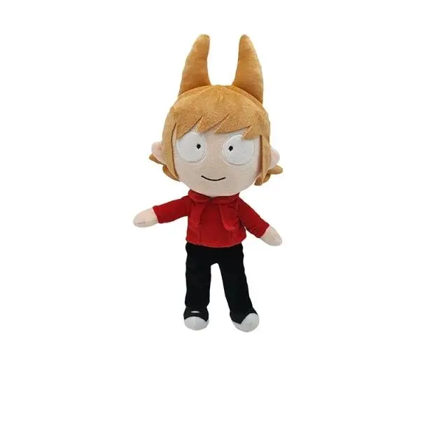 New Eddsworld Anime Soft Stuffed Figure - Plush Cartoon Doll for Kids, Indoor Home Decoration, Christmas Gift