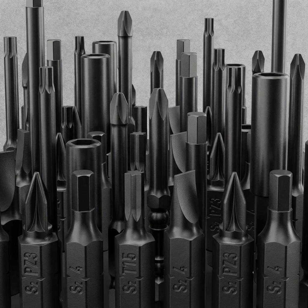 FPH2 Impact Screwdriver Bit Set for Electricians, S2 Steel 65mm & 100mm, 1/4 Inch Hex Shank Magnetic Cross Slot Screw Driver Drill Bits Used on Circuit Breakers