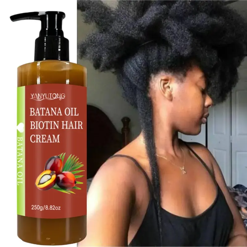 250gBatana Oil Hair Cream – Gently cares for dry, frizzy hair, adds healthy shine, improves overall hair condition. Made with soothing botanical ingredients, suitable for sensitive scalps. Ideal for daily use to nourish and restore stressed, damaged hair