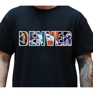 Denver Pro Sports T-Shirt Rockies Broncos Avalanche Unisex Graphic Tee