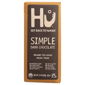 Hu Simple Dark Chocolate, 2.1 oz (60 g) Hu Simple Dark Chocolate, 2.1 oz (60 g)