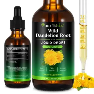 60ML Dandelion Root Tincture - Vegan, Alcohol-Free, Sugar-Free - 650 mg Dandelion Root Extract - Liver Cleanse Support - Natural Formula - 28-Day Supply