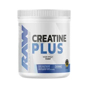 RAW Creatine + HMB Powder – Creatine Monohydrate with Calcium HMB for Strength, Power & Muscle Recovery – Performance & Lean Muscle Support Supplement