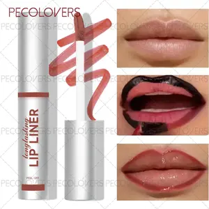 Tear-Off Hydrating Lip Liner, Lip Product, Long-Lasting, Waterproof, Lip Liner Lip Glaze, Peel Off Lipliner, Perfect Gift for Every Woman