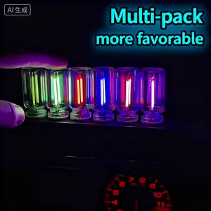 USB Night Light Touch Dimming LED Incandescent Portable Lighting Plug and Play for Bedroom & Car Interior Decorative Ambient Light