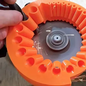 Drill Bit Sharpener, Power Drill Bit Grinding Attachment, Giant Blade Angle Grinding for Grinding Drill Bits, No Electricity Required, Hardware Tool