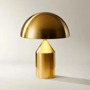 Z Gallerie Arlen Metal Table Lamp - Gold Modern Mood Lighting Nightstand Led Ambient Decoration Lamp