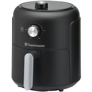 Toastmaster 2.6-Qt Air Fryer by Select Brands, Fast Convection Heating, Adjustable Temperature up to 400F for Oil-Free Cooking of Crispy Fries -1100W