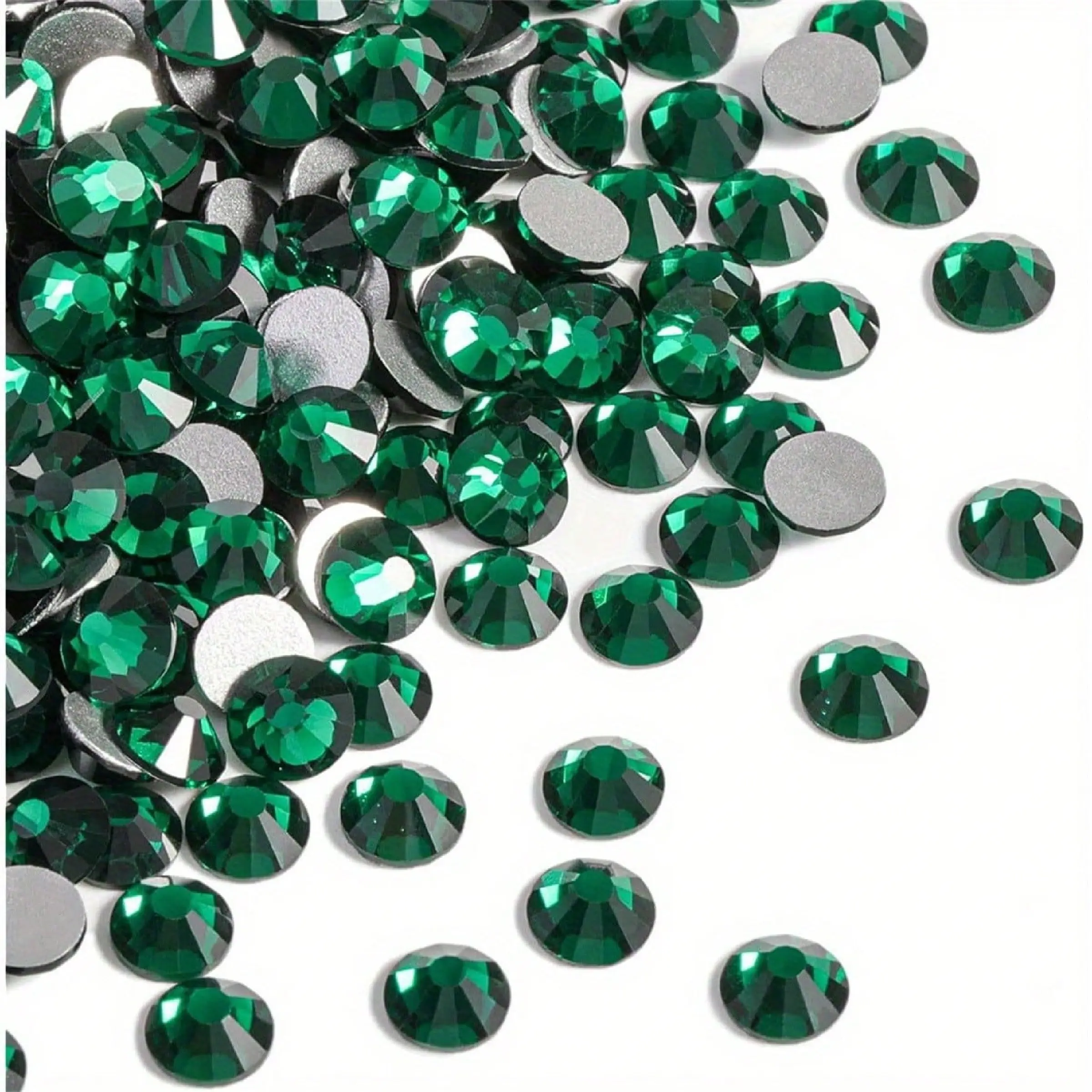 5000pcs Dark Resin Rhinestones, 3-6mm Flat-Bottomed Gemstones, Ideal for Accessories, Shoes, Clothes, Cosmetics, Bags, Decorations