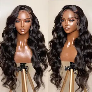 Bling Hair 30 Inch Body Wave 13x6 Hd Lace Frontal Wig Human Hair Pre Plucked 180% Density For Women
