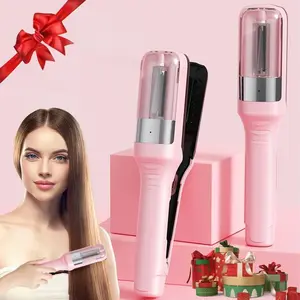 Portable Wireless Charging Split End Trimmer for Women, Dried Damaged Fragile Hair Care Tool, Hair Tip Maintenance