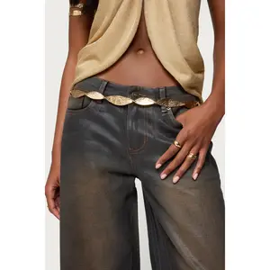 Abstract Pendant Chain Belt