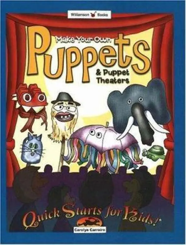 USED Book - Make Your Own Puppets & Puppet Theaters (Quick Starts for Kids!) by Carolyn Carreiro (Paperback) - english