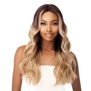 Outre Synthetic Hair Lace Front Wig Swiss Lace I Part Stevie
