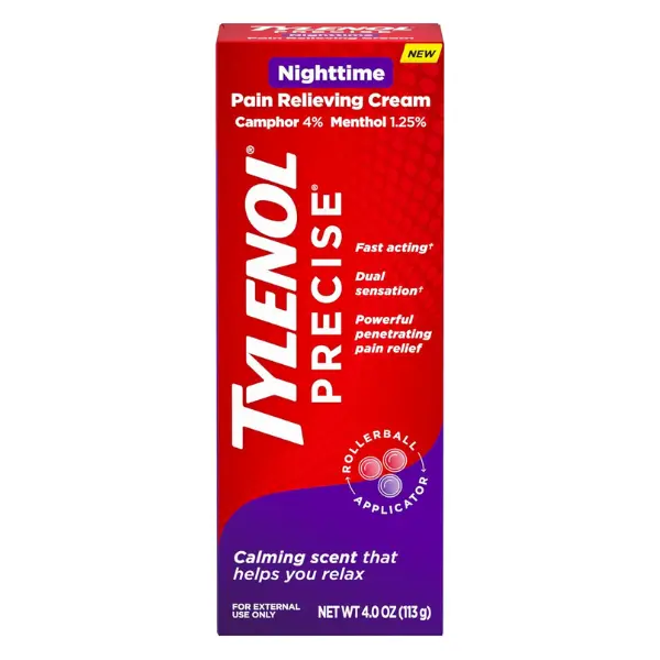 Tylenol Precise Pain Relieving Cream 4oz (Nighttime)