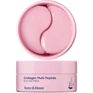 TEREZ & HONOR Collagen Multi-Peptide Eye Gel Patch - 30 Pairs for Puffy Eyes Dark Circles Wrinkles Fine Lines Hydrating Firming Korean Skincare Gift