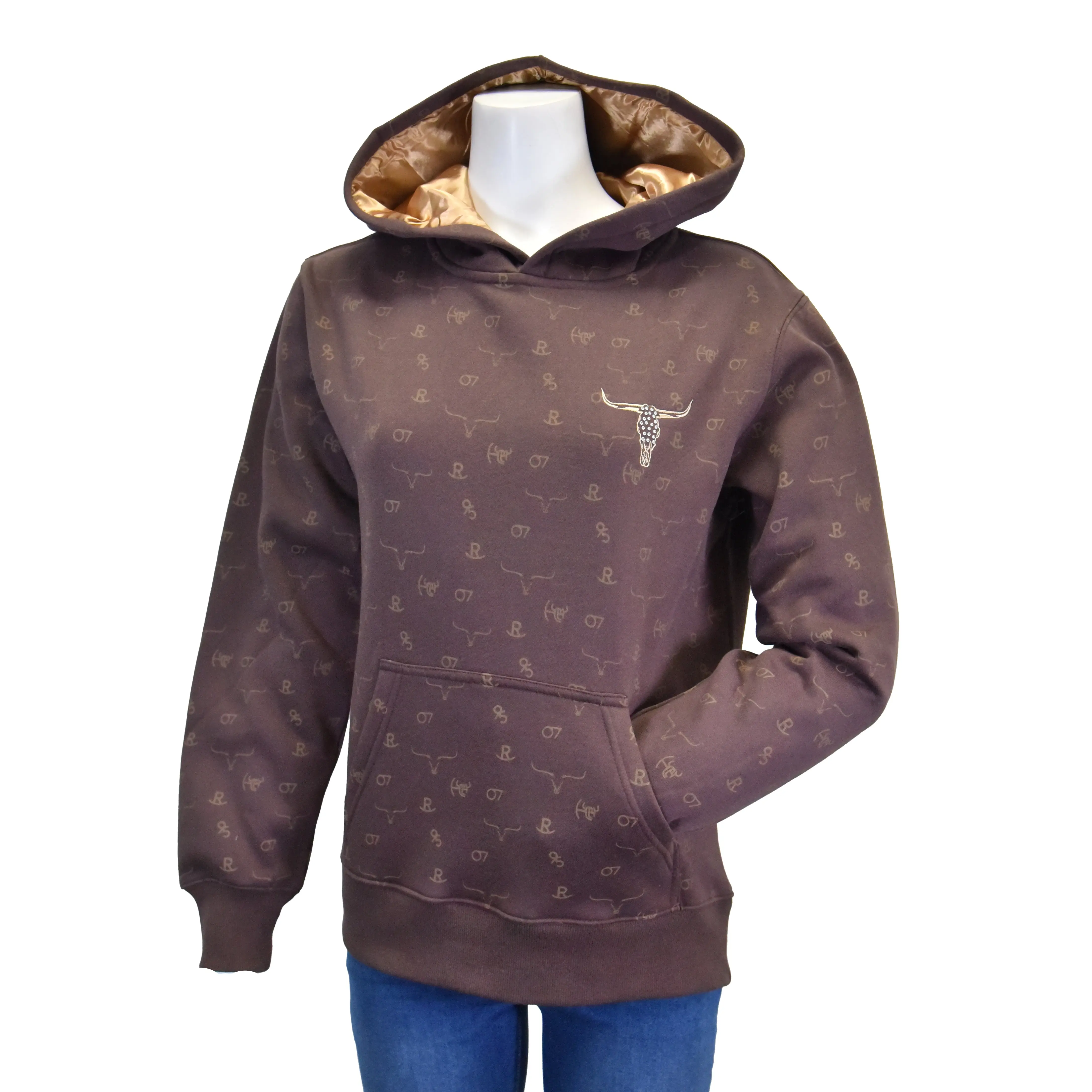 Women's CH Dark Chocolate "Branding Irons" Fleece Hoodie