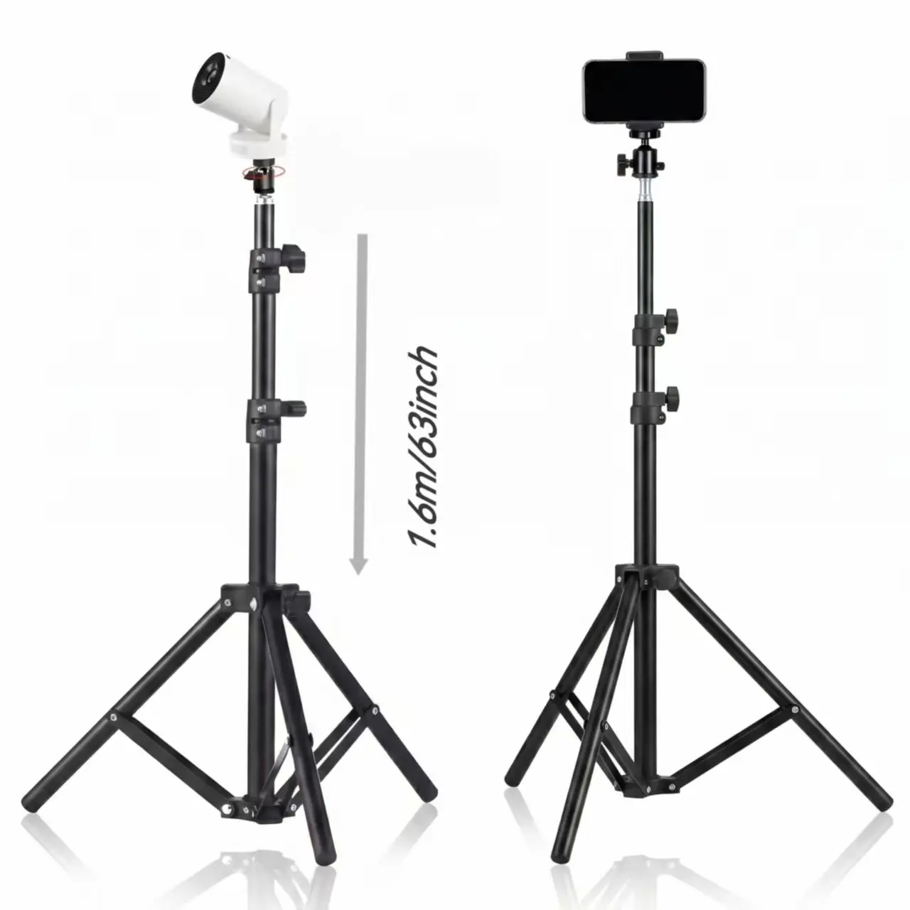Portable Adjustable Desktop Cell Phone Holder Easy Installation Stand Accessory For HY300 Smart Mini Projector All Scene Use