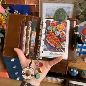 M5 Leather Notebook with Detachable Pages, High-End Appearance, Portable Pocket Diary Journal, 60 Blank Inner Pages, Premium Quality