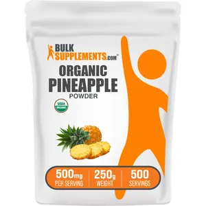 BulkSupplements - Organic Pineapple Powder - 100g-1kg - Antioxidant - Digestive Support - 500mg per Serving