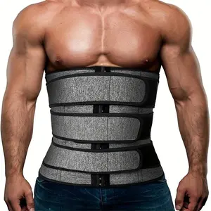 Men's Waist Trainer, Adjustable Waist Cincher, Tummy Control Shaper, Waist Trainer for Men, Waist Trainer Trimmer, Sports Protective Gear for Home Gym Workout